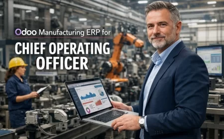 Odoo Manufacturing ERP for Chief Operating Officer for Efficient Operational Control