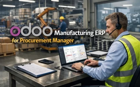 Odoo ERP for Procurement Manager In Manufacturing Industries