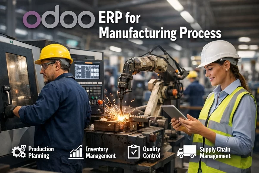 Odoo Manufacturing Process in Workflow & Control