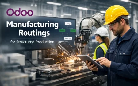Odoo Manufacturing Routings for Structured Production