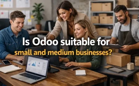 Is Odoo suitable for small and medium businesses?
