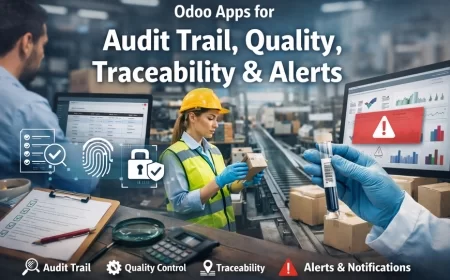 Odoo Apps for Audit Trail, Quality, Traceability & Alerts