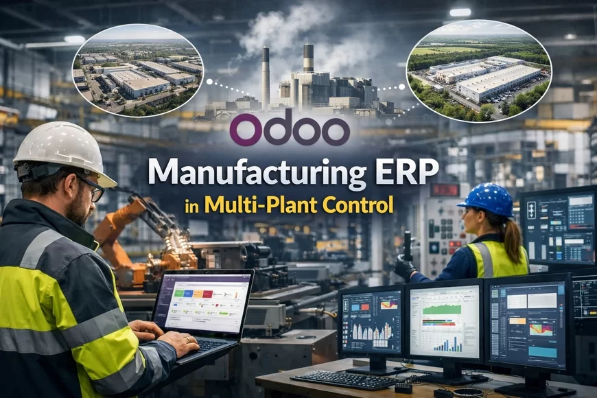 Odoo Manufacturing ERP in Multi-Plant Control