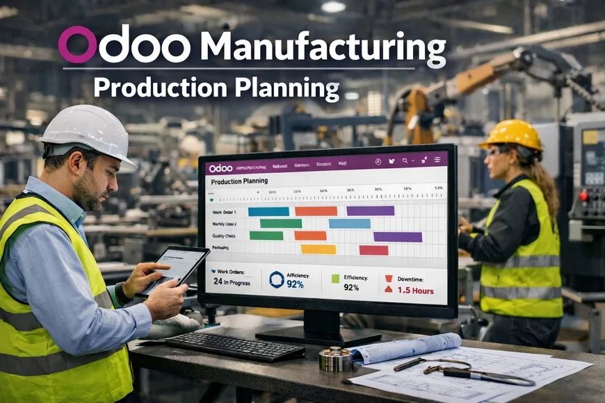 Odoo Production Planning for Manufacturing ERP Control