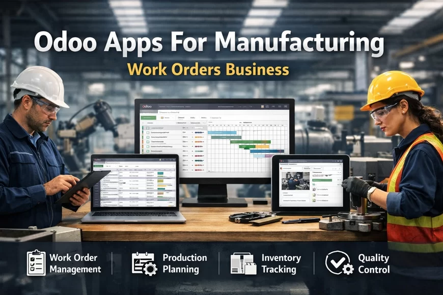 Odoo Apps For Manufacturing Work Orders Business