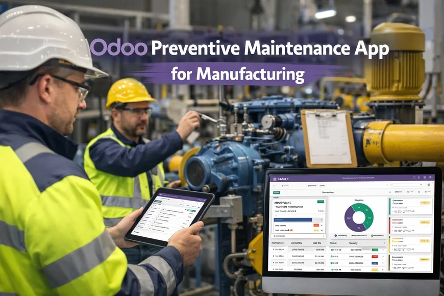 Odoo Preventive Maintenance App for Manufacturing