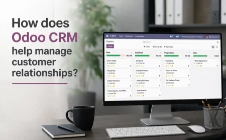 How does Odoo CRM help manage customer relationships?