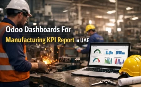 Odoo Dashboards For Manufacturing KPI Report in UAE