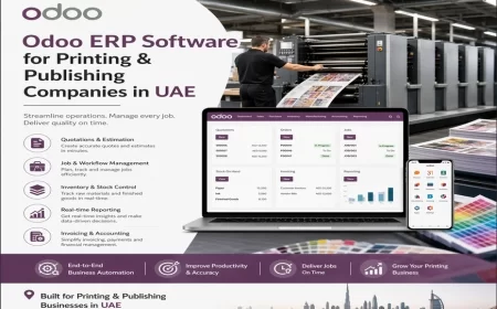 Odoo ERP Software for Printing & Publishing  Companies in  UAE