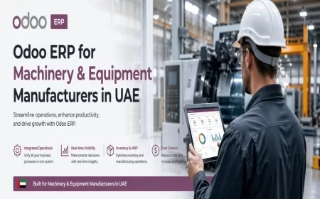Odoo ERP for Machinery & Equipment Manufacturers in UAE