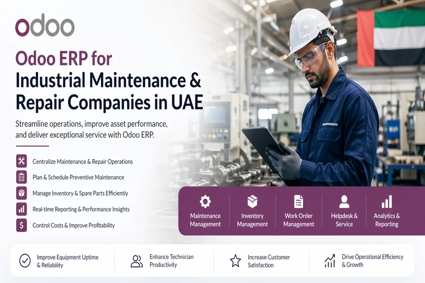 Odoo ERP for Industrial Maintenance & Repair Companies in UAE
