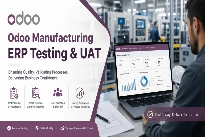 Odoo Manufacturing ERP Testing & UAT