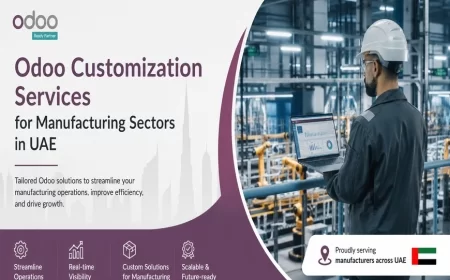 Odoo Customization Services for Manufacturing Sectors in UAE