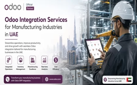 Odoo Integration Services for  Manufacturing  Sector in UAE