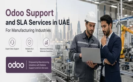 Odoo Support and SLA Services in UAE For Manufacturing Industries