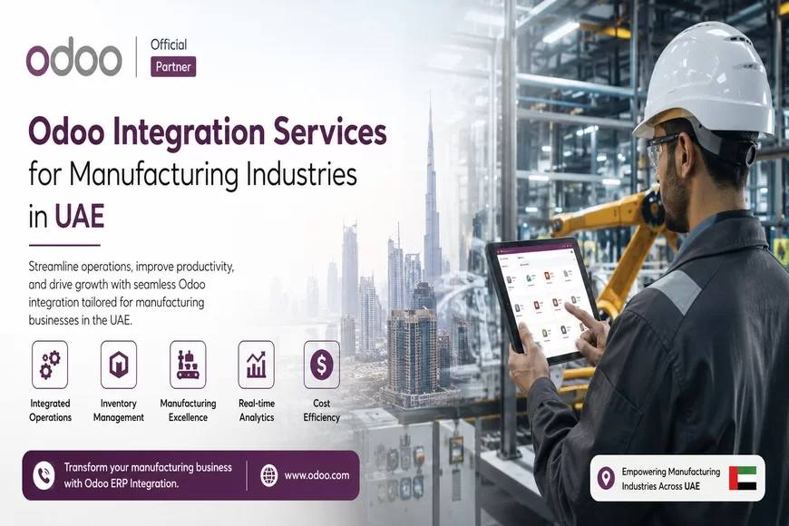 Odoo Integration Services for  Manufacturing  Sector in UAE