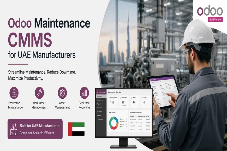 Odoo Maintenance CMMS for UAE Manufacturers