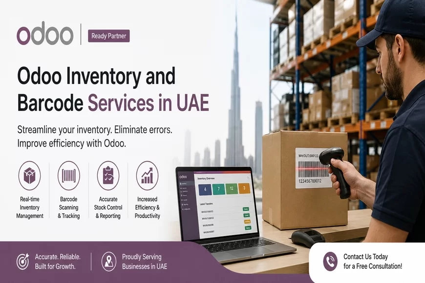 Odoo Inventory and Barcode Services in UAE