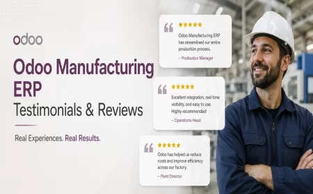 Odoo Manufacturing ERP Testimonials & Reviews