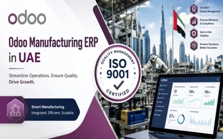 ISO 9001 Quality Management For Odoo Manufacturing ERP in  UAE
