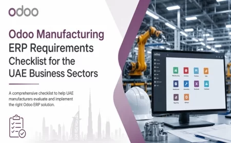 Odoo Manufacturing ERP Requirements Checklist for the UAE Business Sectors