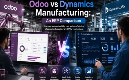Odoo vs Dynamics Manufacturing | ERP Comparison UAE