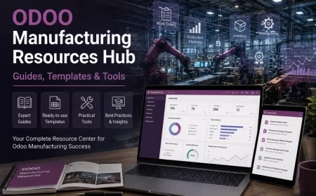 Odoo Manufacturing ERP Resources Guides, Templates & Tools