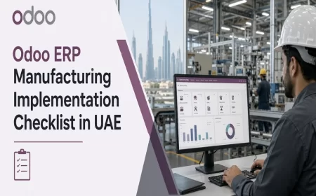 Odoo ERP Manufacturing  Implementation Checklist in UAE