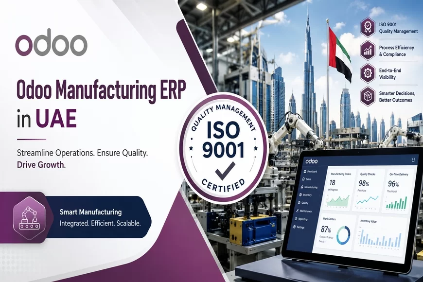 ISO 9001 Quality Management For Odoo Manufacturing ERP in  UAE