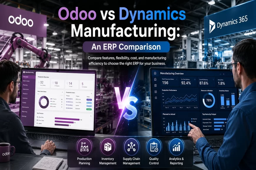 Odoo vs Dynamics Manufacturing | ERP Comparison UAE