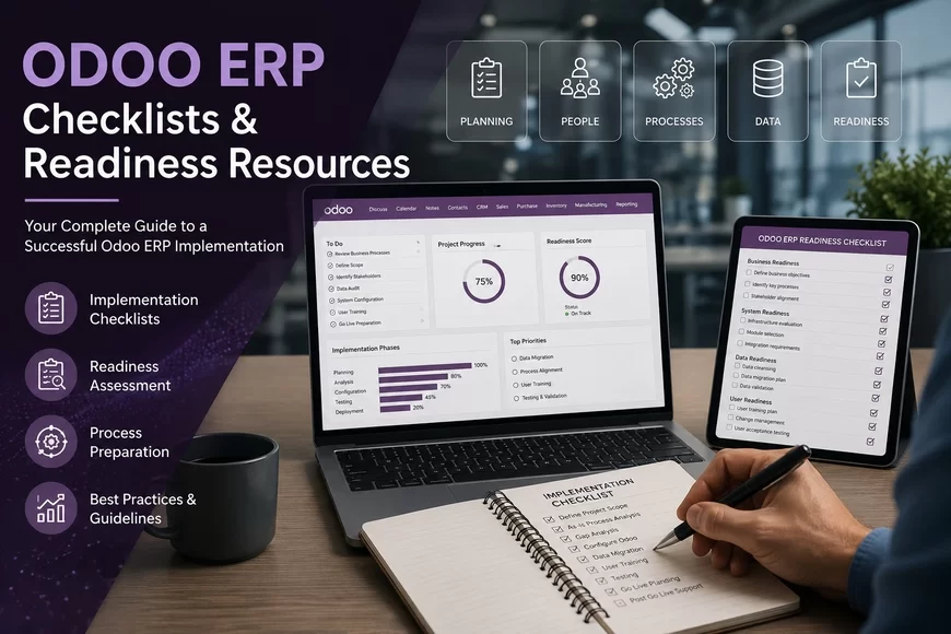 Odoo Resources Manufacturing ERP Checklists