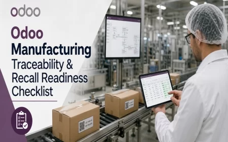 Traceability Recall Readiness Checklist in Odoo Manufacturing Industries
